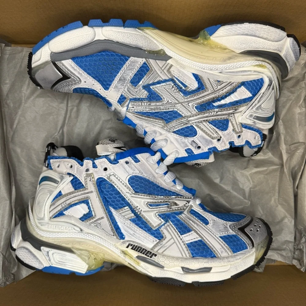 Balenciaga Runner Sneaker (Blue/White)‎
